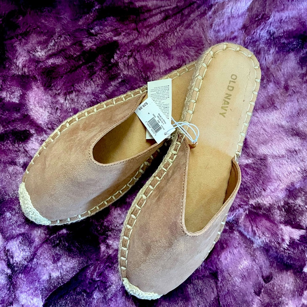 NWT old navy slide on shoes